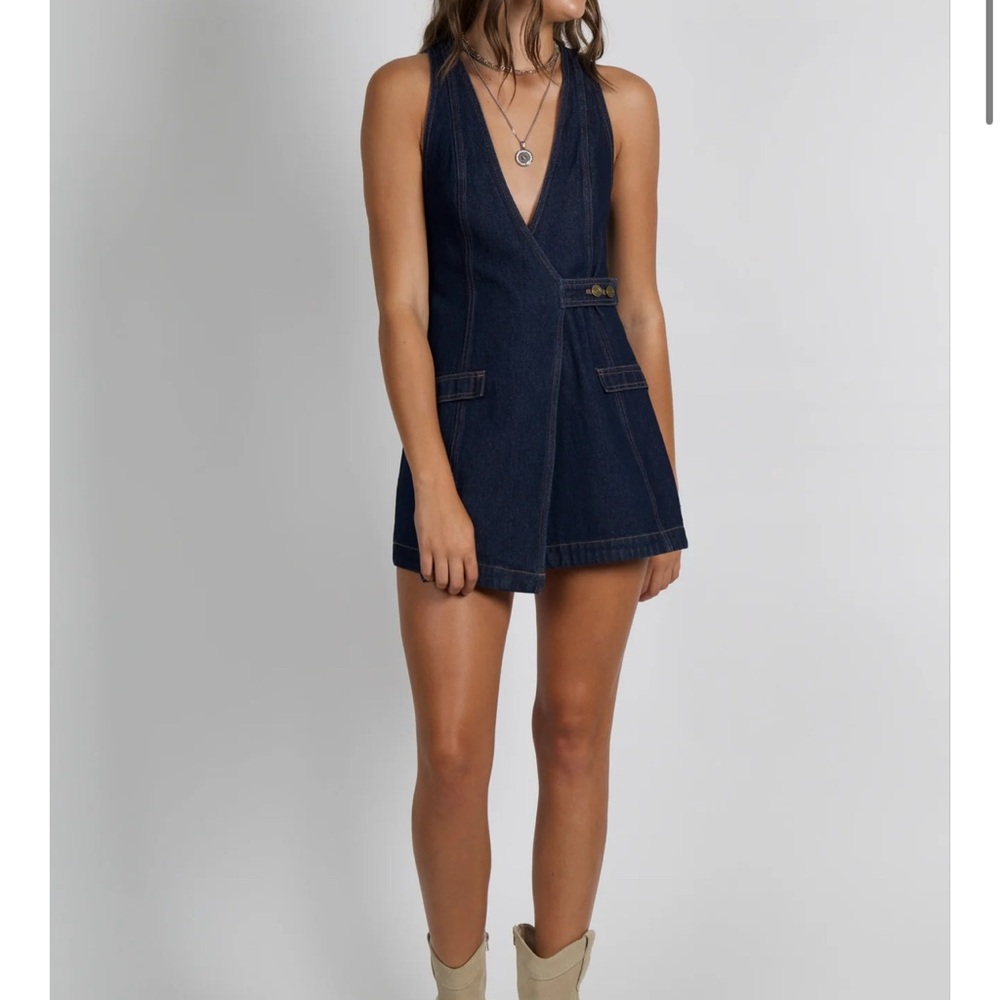 NWT!!! Significant other Stylish Denim Halter Dress